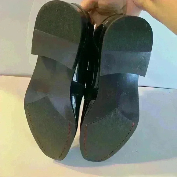 Faranzi Tuxedo Shoes Patent Leather Wedding Captoe Formal Oxford Shoes 8 NWOB - Picture 9 of 11